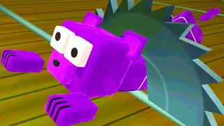 Фиолетовый Супер Мишка vs Багов #103 Арена и Миссии Super Bear Adventure на пурумчата