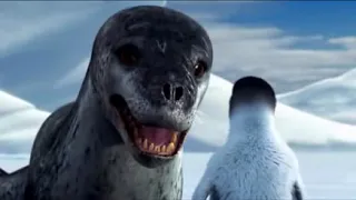 Happy Feet Leopard Seals Chase