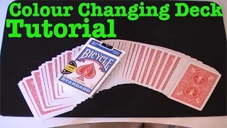 Colour Changing Deck - Card Trick Tutorial