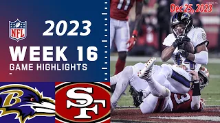 Ravens vs 49ers FULL GAME 12/25/23 Week 16 | NFL Highlights Today