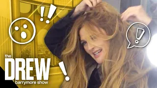 Drew Gets Stuck in Her Wig After a Mega Makeover with Chris Appleton