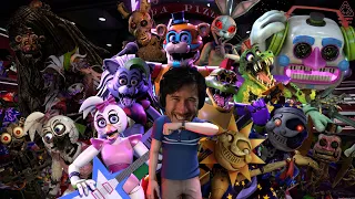 All Jumpscares - Markiplier playing Five Nights at Freddy's: Security Breach