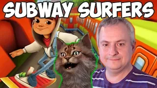 Subway Surfers играем! СЕРФЕРЫ ПОДЗЕМКИ. Мультик игра собиратель монет #1