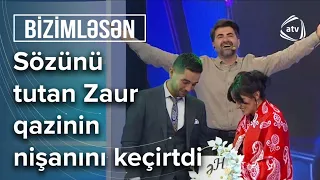 ATV-də qazi ilə sevgilisinin möhtəşəm nişan və xınayaxdısı keçirildi - Bizimləsən