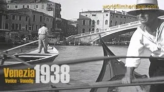 Old Venice 1938 in HD - Storico di Venezia - Das alte Venedig: Giro in gondola - Gondelfahrt