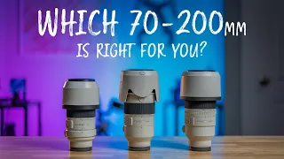 Comparing ALL of the Sony 70-200's! F/2.8 GM (First and Second Gen) and the F/4