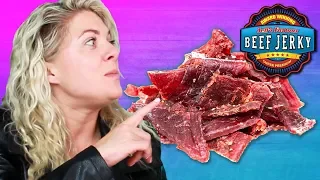 Irish People Try REAL American Beef Jerky