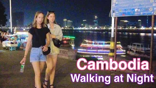 Cambodia Nightlife 2023 & See The Phnom Penh Tourist Street 136 & More
