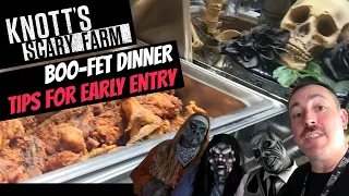Knott’s Scary Farm Pre-Scare Boo-Fet Dinner | Is It Worth It? | Tips and Tricks