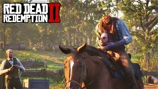 Red Dead Redemption 2 - Нападение банды О'Дрисколла. Смерть Кирана