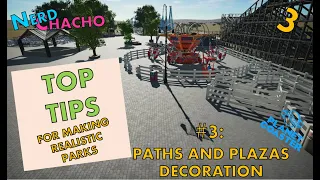 #3 -Plazas Decoration - Planet Coaster Tutorial - Realistic Looking Parks in Planet Coaster