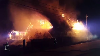 Casa Laurei Lavric, distrusă de un incendiu