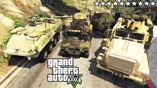 GTA 5 - Stealing Military Vehicles with Franklin l! [GERMANY,RUSSIA,USA] | (Real Life Cars #11)