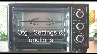OTG - All about Settings & Functions | Beginner's Guide | Baking essentials | Prestige POTG 20RC use