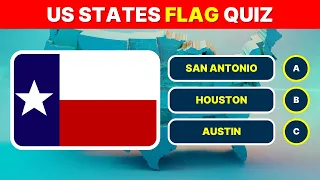 US States Flags Quiz | Guess the US State Flag in 5 Seconds