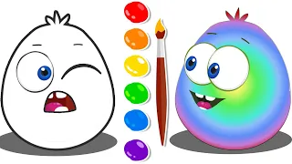 Learn To Count And Colours! | Funny Cartoons For Kids | Educational Cartoons for Children