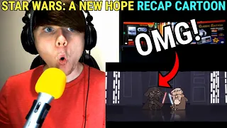 The Ultimate "Star Wars: A New Hope" Recap Cartoon @cas REACTION!