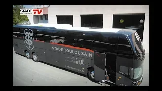 Découvrez le nouveau bus du Stade Toulousain !