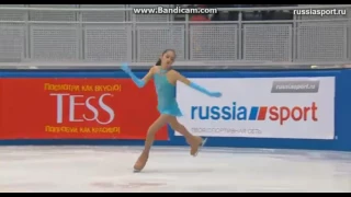 Russian National Championships 2014 Evgenia MEDVEDEVA FP