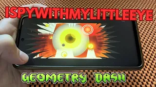 iSpyWithMyLittleEye 100% On Mobile (HandCam) | Geometry Dash