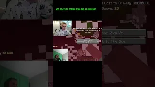 xQc reacts to Forsen still being bad at Minecraft Speedrun