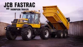 Gary Tests the Fastrac with the New Thompson Dump Trailer