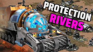 Red Alert 2 | Protection Rivers | (7 vs 1 + Superweapons)