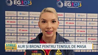 Aur și bronz pentru tenisul de masa