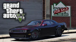 GTA 5 Lil Yatchtys SRT Life #5 Buying a 10 Car SRT Garage & Demon Challenger! (GTA 5 Mods)