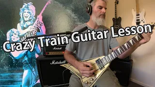 Crazy Train Guitar Lesson
