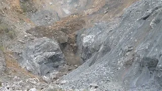Landslide and debris flow near El Chorros, Guatemala