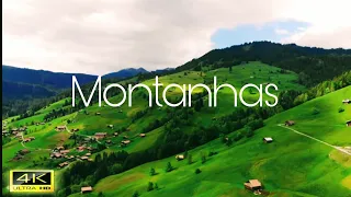 🎶4K-Video,1 Hora com Imagens de Rios 🏞️ montanhas⛰️Florestas