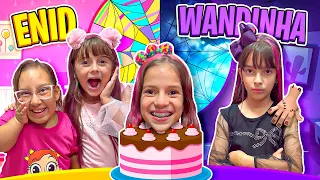 Laurinha Helena e Maria Clara fazem uma festa festa Surpresa de aniversário para Jessica