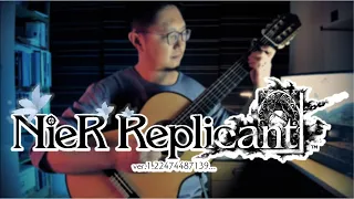 NIER REPLICANT ver.1.22 : Grandma - Classical Guitar Solo w/ Tabs