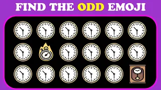 Find The Odd Emoji Quiz #16 | Can You Find The Odd One Out ? Spot The Difference ! Test Your Eyes !