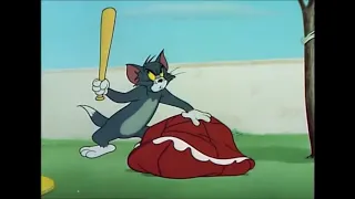 Tom And Jerry - Cat Napping (1951) Tom Beats Up Spike Scene