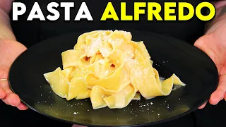 No Cream! No Chicken! The ORIGINAL Pasta Alfredo