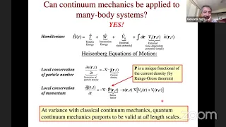 G. Vignale: "Quantum continuum mechanics and quantum incompressibility of electron-hole bilayers"