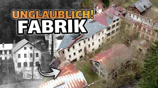 hier arbeiteten KRIEGSGEFANGENE😶verlassene FABRIK mit Tischlerei, Schlosser,...Lost Place Tschechien