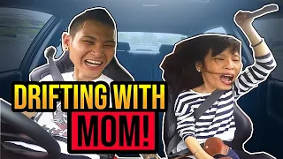 DRIFTING WITH MOM! (SCARED)