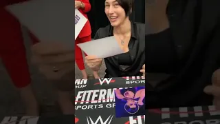 Rhea Ripley Talking to fans