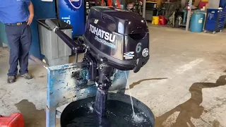 2017 Tohatsu 6hp Tiller Outboard