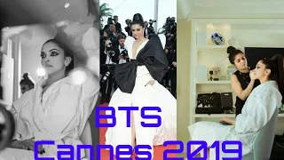 BTS *Exclusive* Deepika Padukone Getting Ready For Cannes 2019 | Cannes Red Carpet First Look