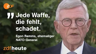 Was passiert, wenn der Donbass fällt? Fragen an den ehemaligen NATO-General Ramms | ZDFheute Live