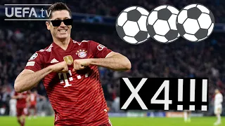 All LEWANDOWSKI HAT-TRICKS in the #UCL!!