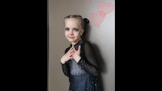 Alexandra Nosenko 6-year child Figure Skater Cup of Peter the Great - Apr 2021 New program
