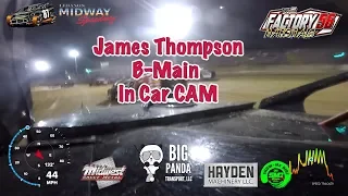 S03➜E454 James Thompson B-Main In Car CAM Factory 56 B Mod Nationals 09-07-2019