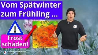 Große Frostschäden drohen! Dann vom Spätwinter zurück zum Frühling!