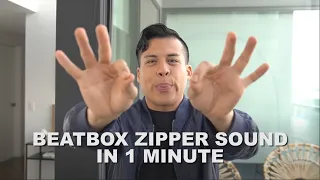 How To Beatbox The Zipper Sound in 1 Minute