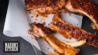 Asian Sticky Ginger Pork Ribs - Marion's Kitchen